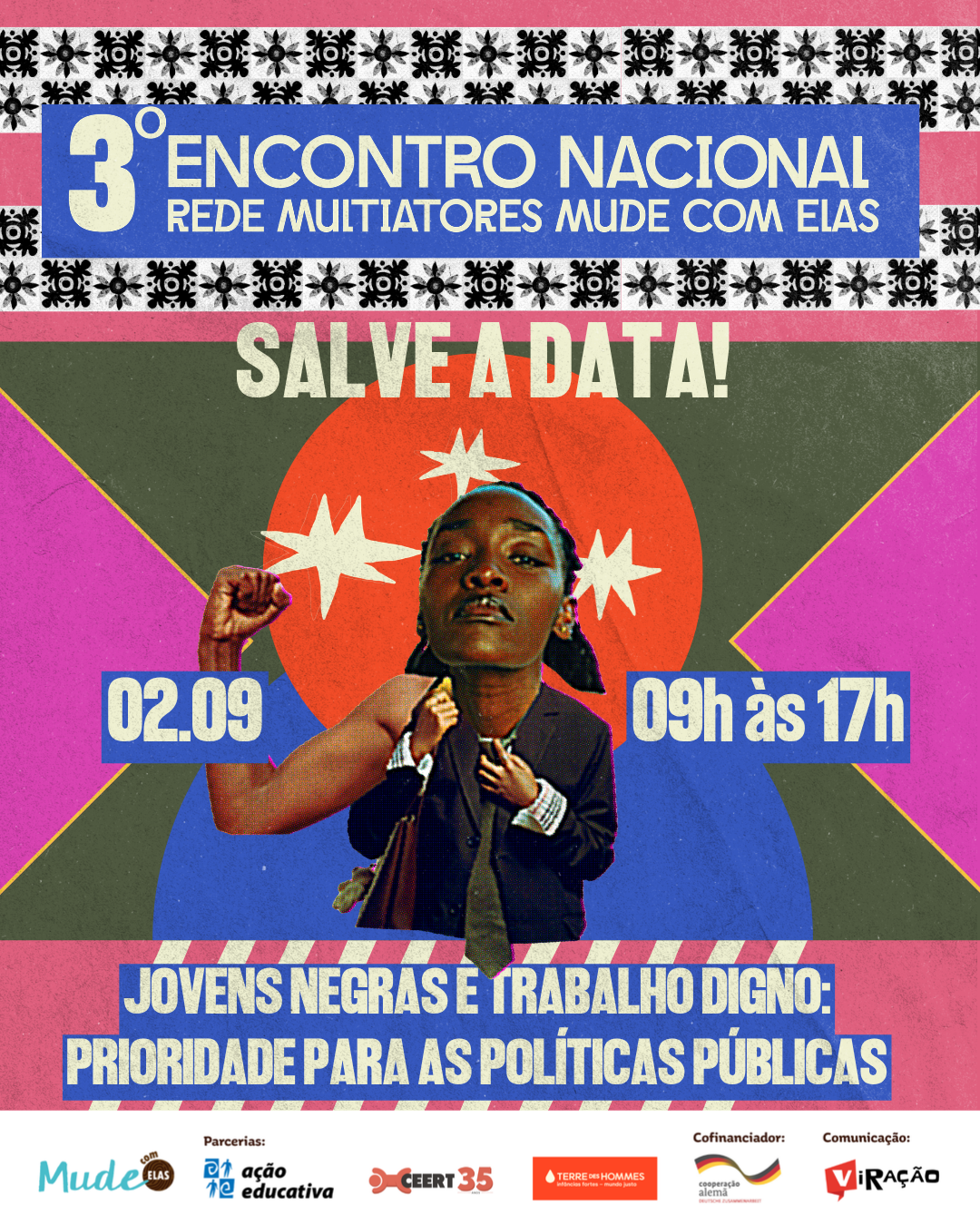 3º Encontro Nacional da Rede Multiatores MUDE com Elas debaterá indicadores de resultados em políticas públicas para jovens negras